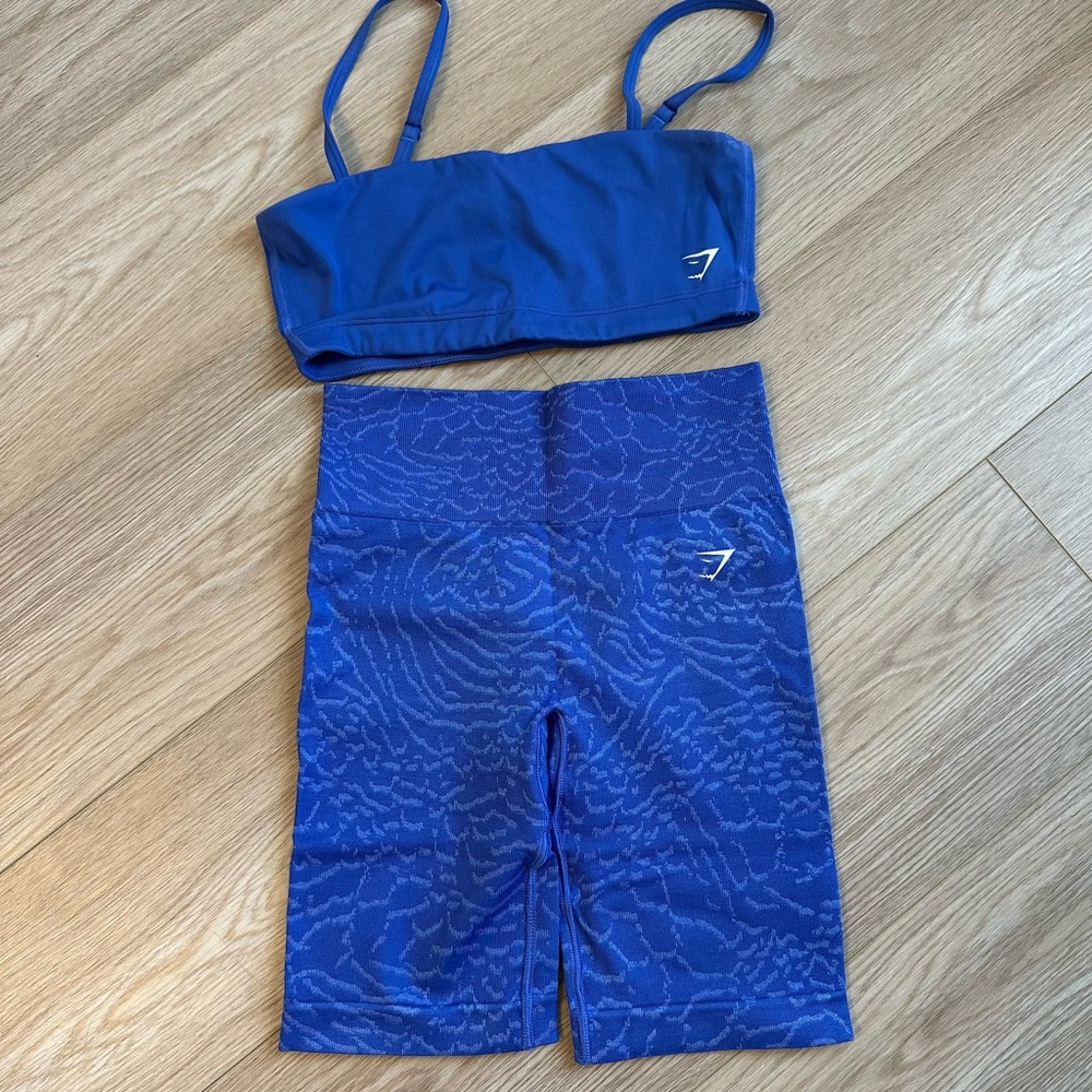 Gymshark Women’s Adapt Safari Short with Bandeau Sports Bra